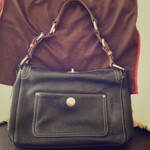 Black Leather Coach Bag